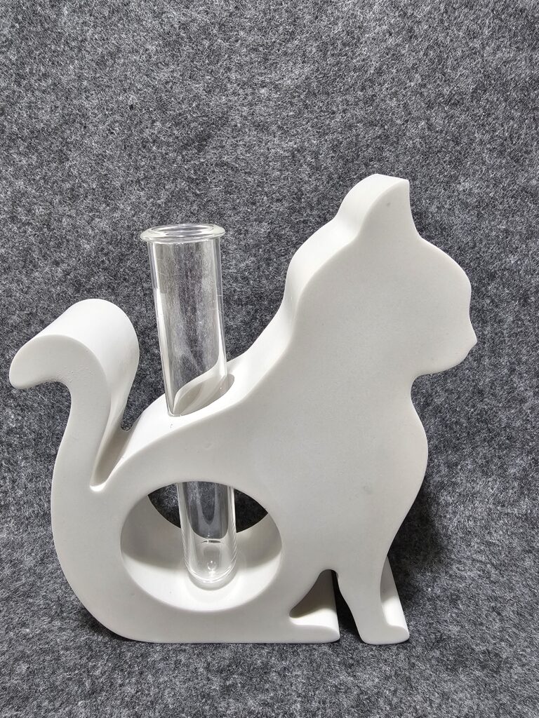 Für Katzenliebhaber eine Vase von freisesmanufaktur.de - Geschenke und Dekorationen für Dich und Deine Liebsten