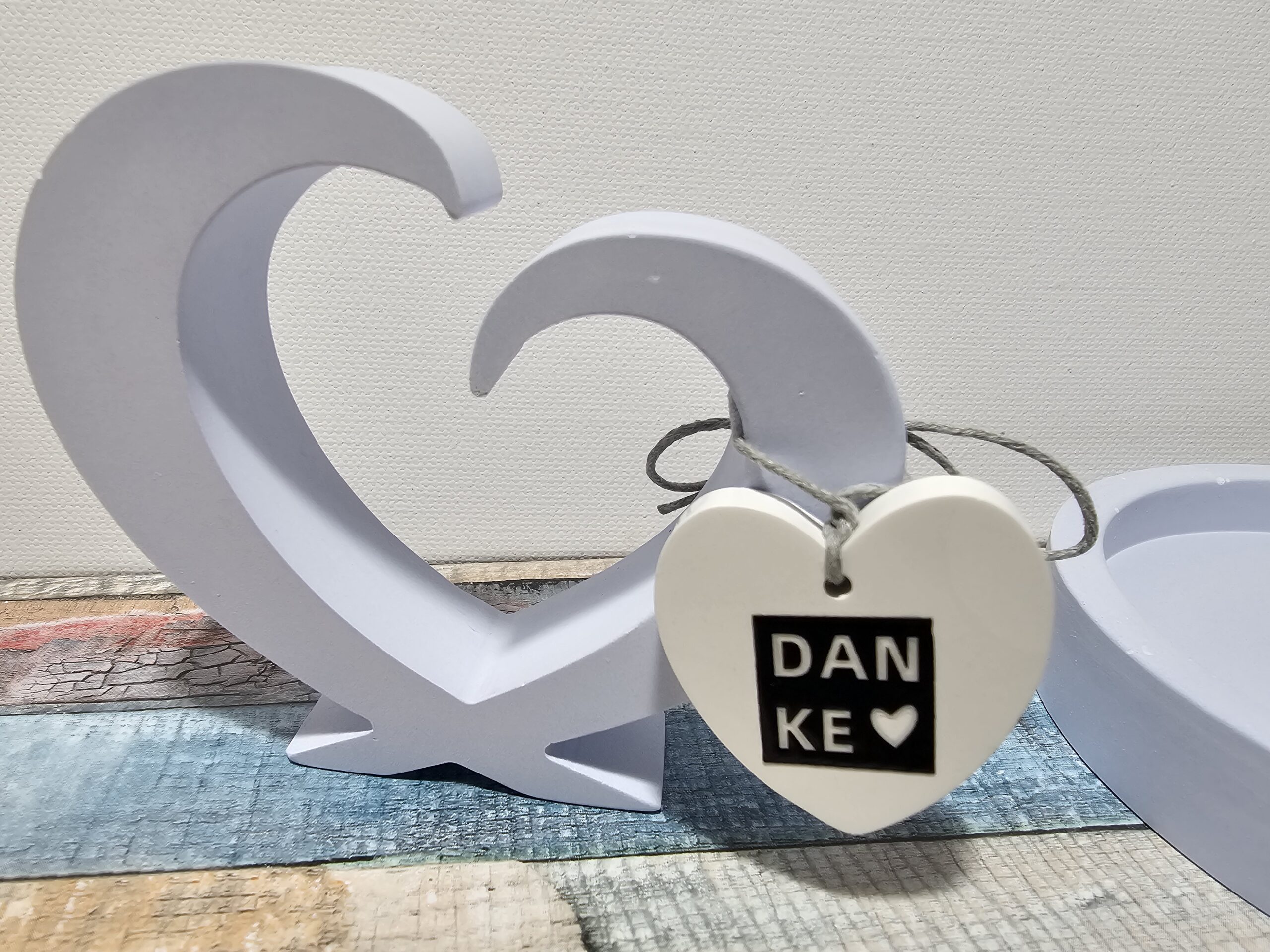 Teller mit Herz „Danke“